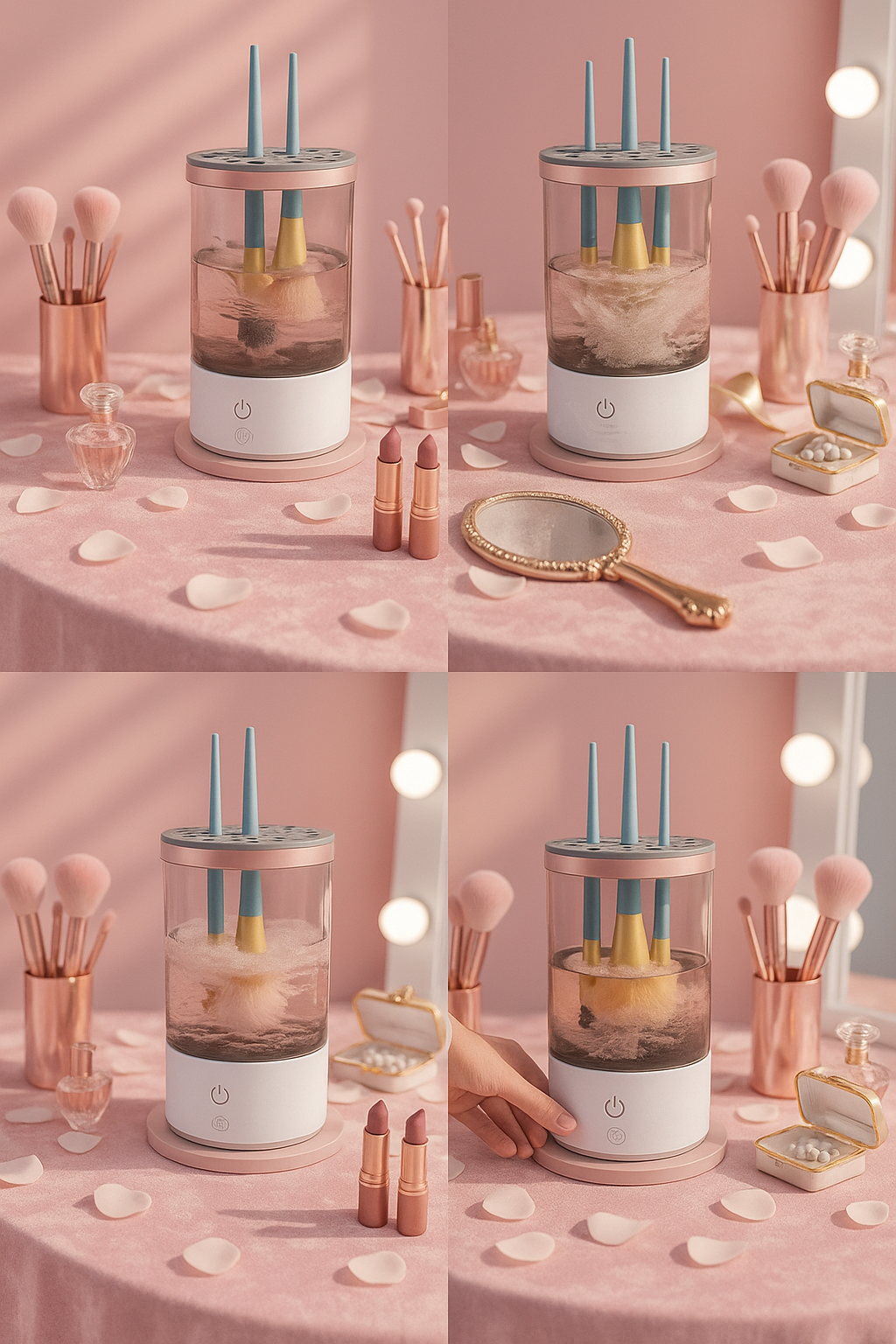 Nettoyeur Électrique de Pinceaux – Nettoyage & Séchage Express