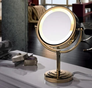 Miroir LED Doré Grossissant 1x/3x