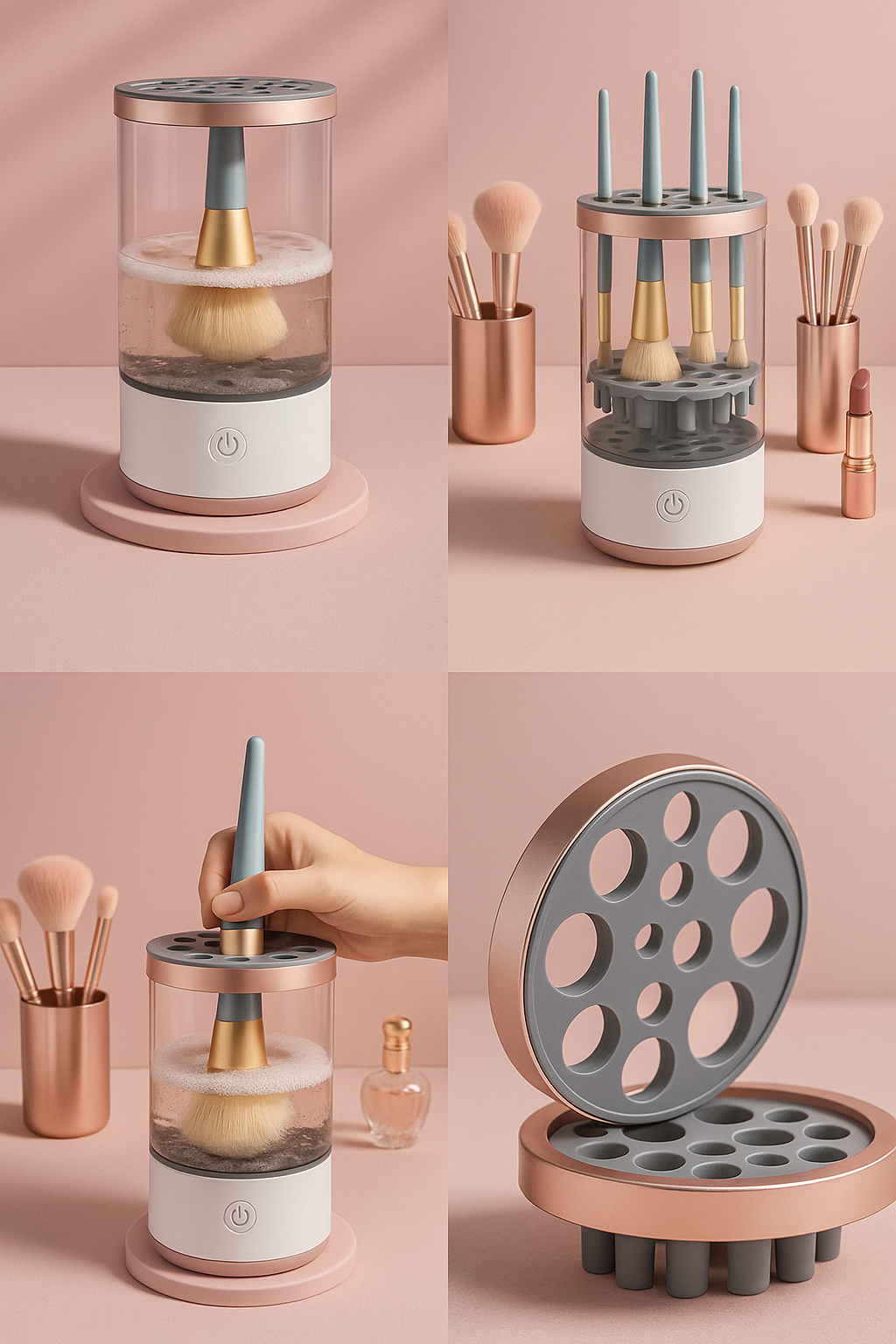 Nettoyeur Électrique de Pinceaux – Nettoyage & Séchage Express