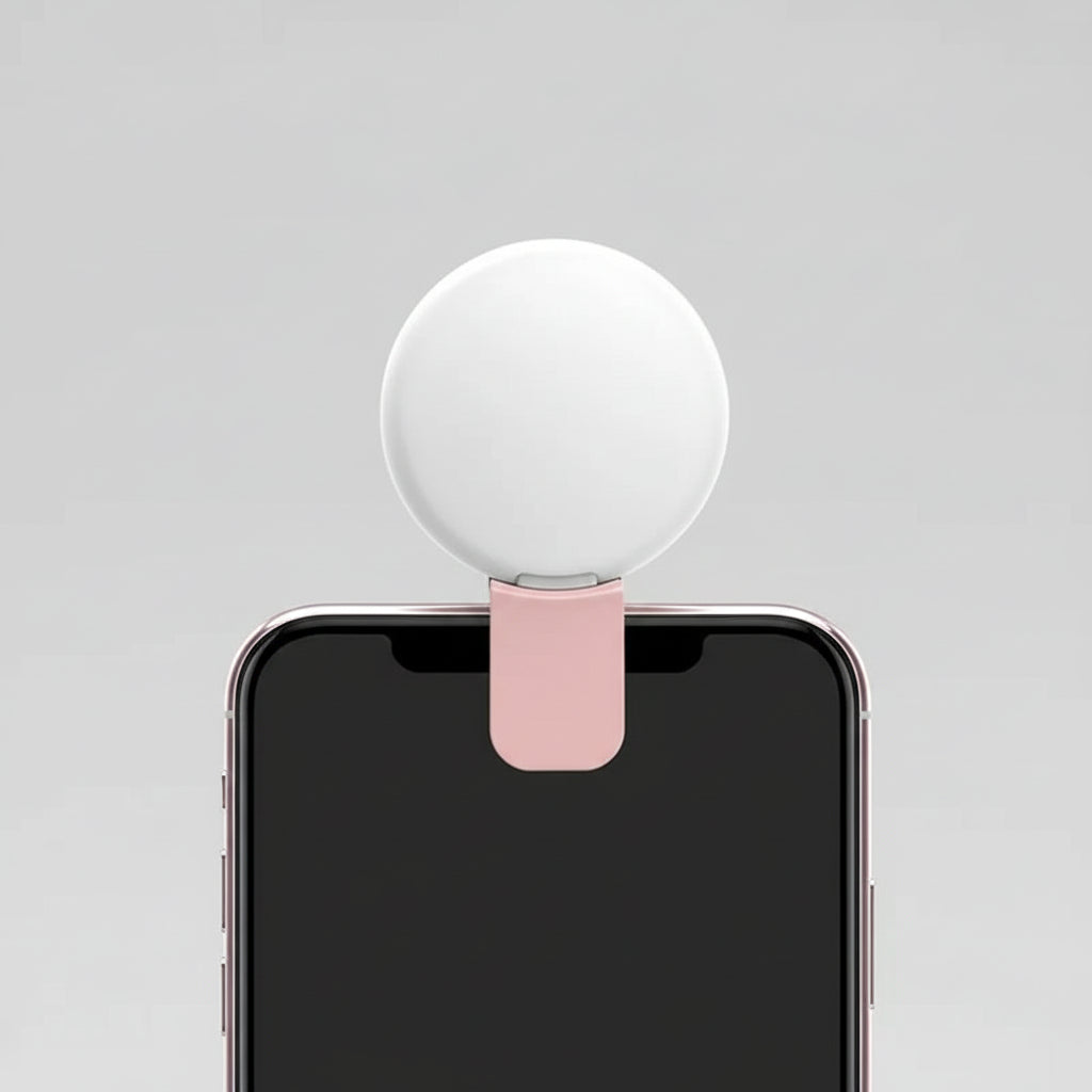 Mini Anneau Lumineux LED pour Selfies – 3 Niveaux de Lumière