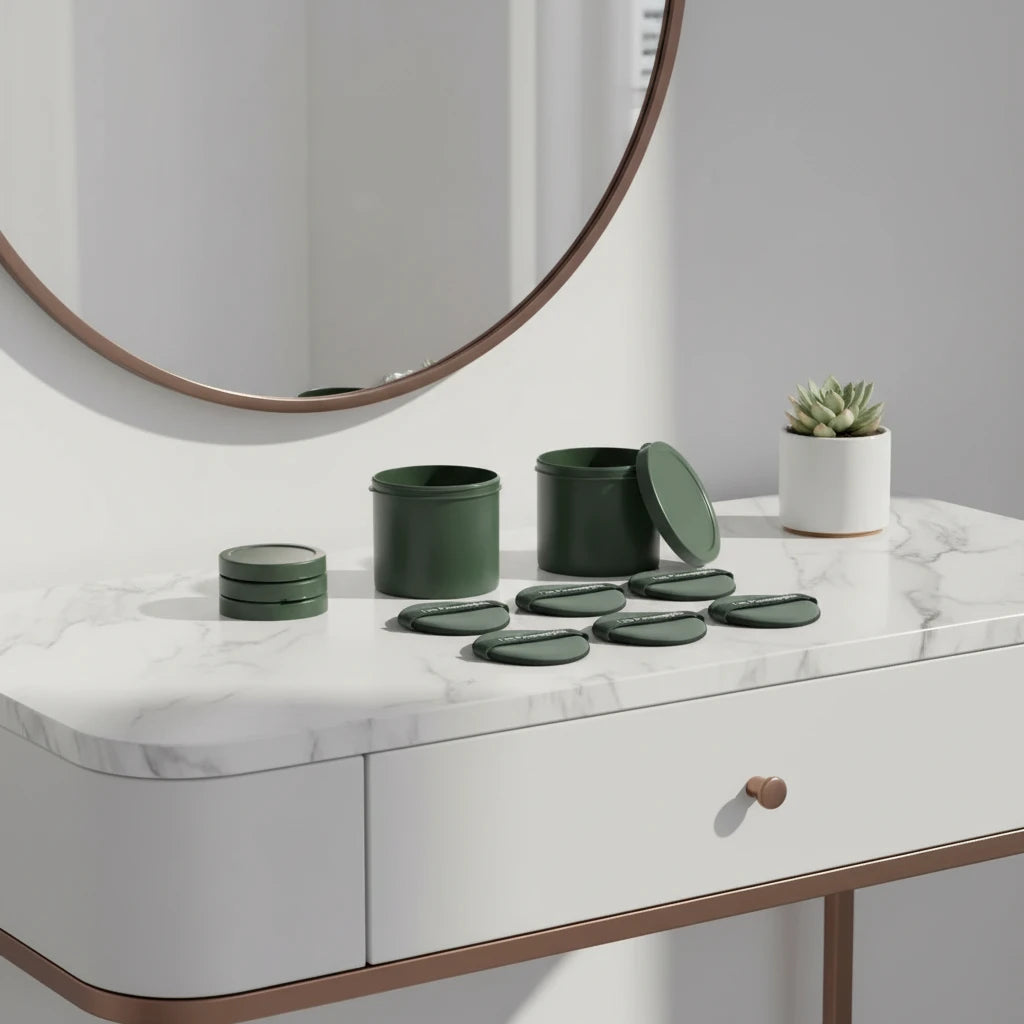 Lot de 7 Houppettes Sèche ou Humide