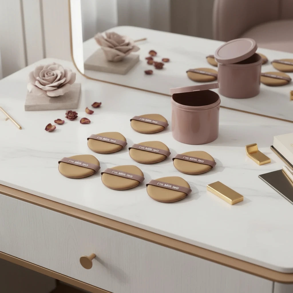 Lot de 7 Houppettes Sèche ou Humide