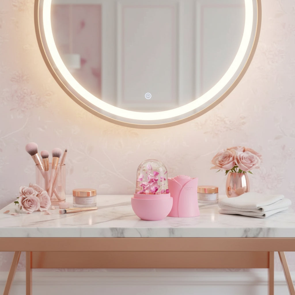 Ice Roller Visage – Sculpte, Décongestionne et Illumine la Peau