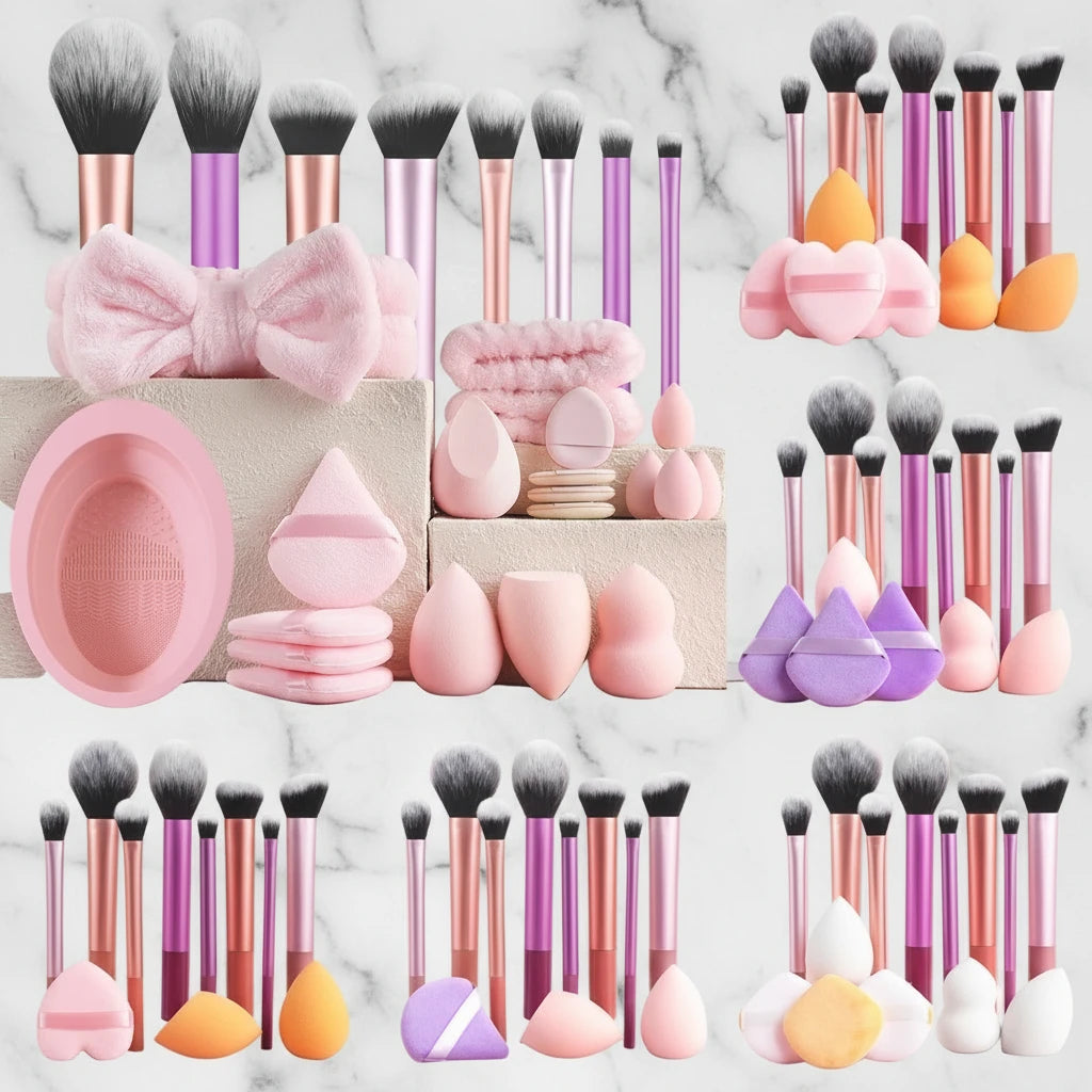 Set de Pinceaux de Maquillage – 28 / 14 / 11 pièces